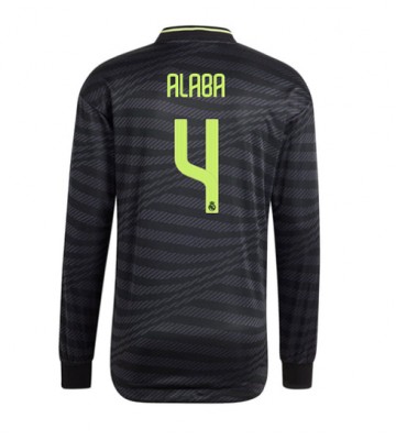 Real Madrid David Alaba #4 Tredjedrakt 2022-23 Langermet